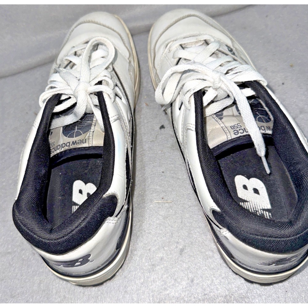 New Balance 550 Athletic Shoes Men's 11 White Lace Up Low Top Sneakers BB550HA1 - Picture 6 of 9